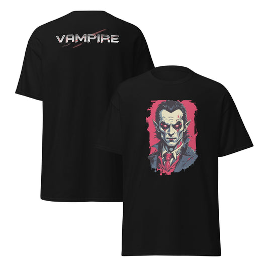 Bloodthirsty Vampire T-Shirt – Classic Horror Graphic Cotton Tee - Color - T-Shirts Online