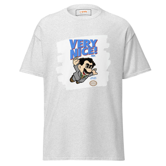 Very Nice | Borat Gaming Movie T-Shirt - Ash - T-Shirts Online