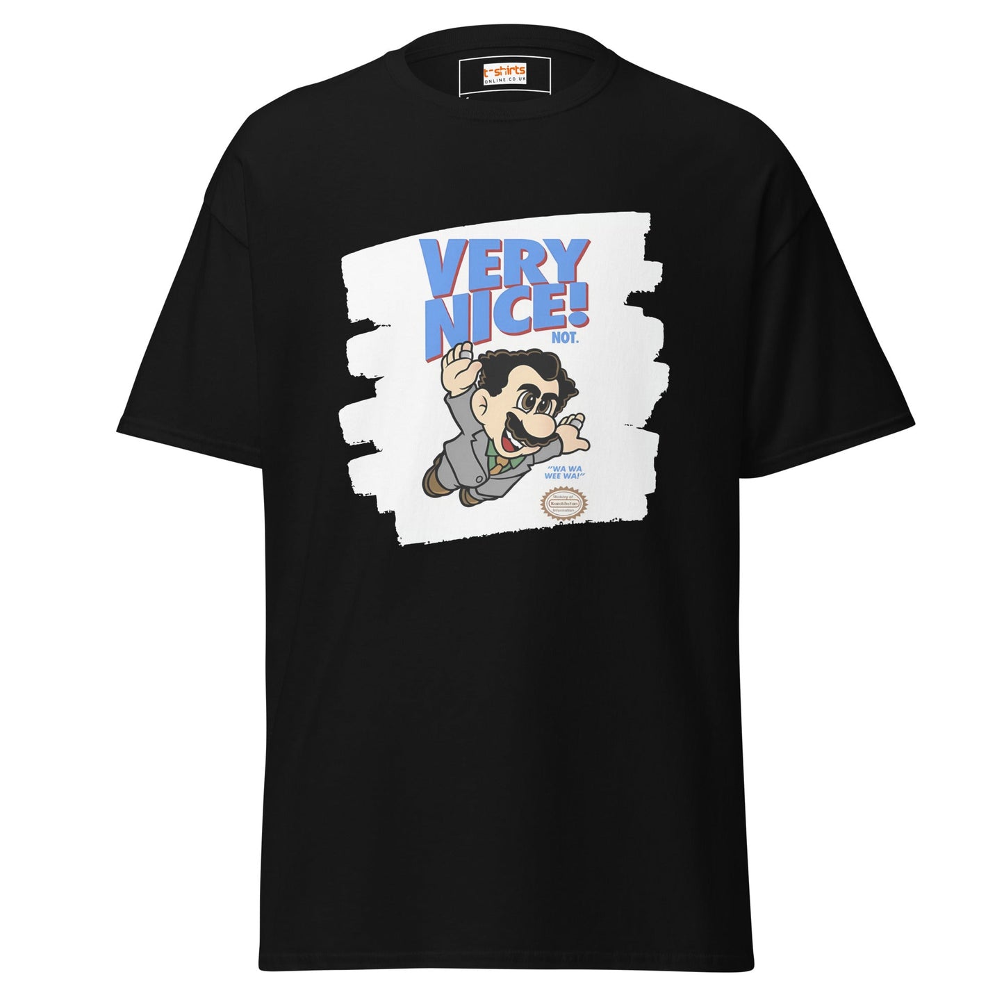 Very Nice | Borat Gaming Movie T-Shirt - Black - T-Shirts Online