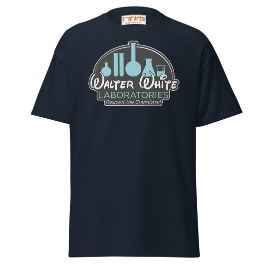Walter White Laboratories T-Shirt | Breaking Bad Tee - Navy - T-Shirts Online