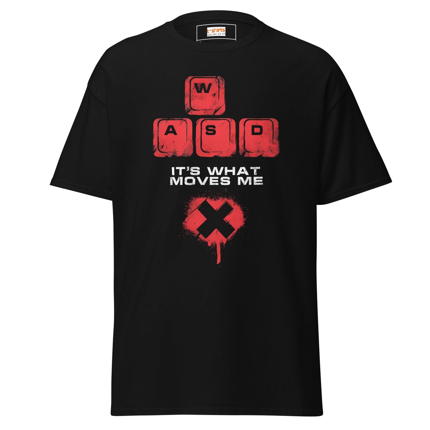 WASD Keys | PC Gamer T-Shirt - Black - T-Shirts Online