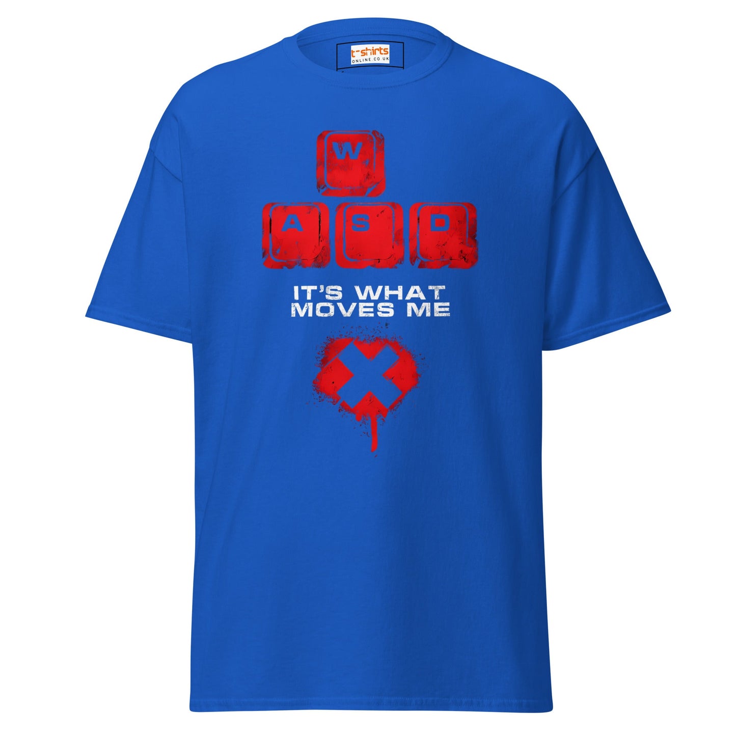 WASD Keys | PC Gamer T-Shirt - Royal - T-Shirts Online