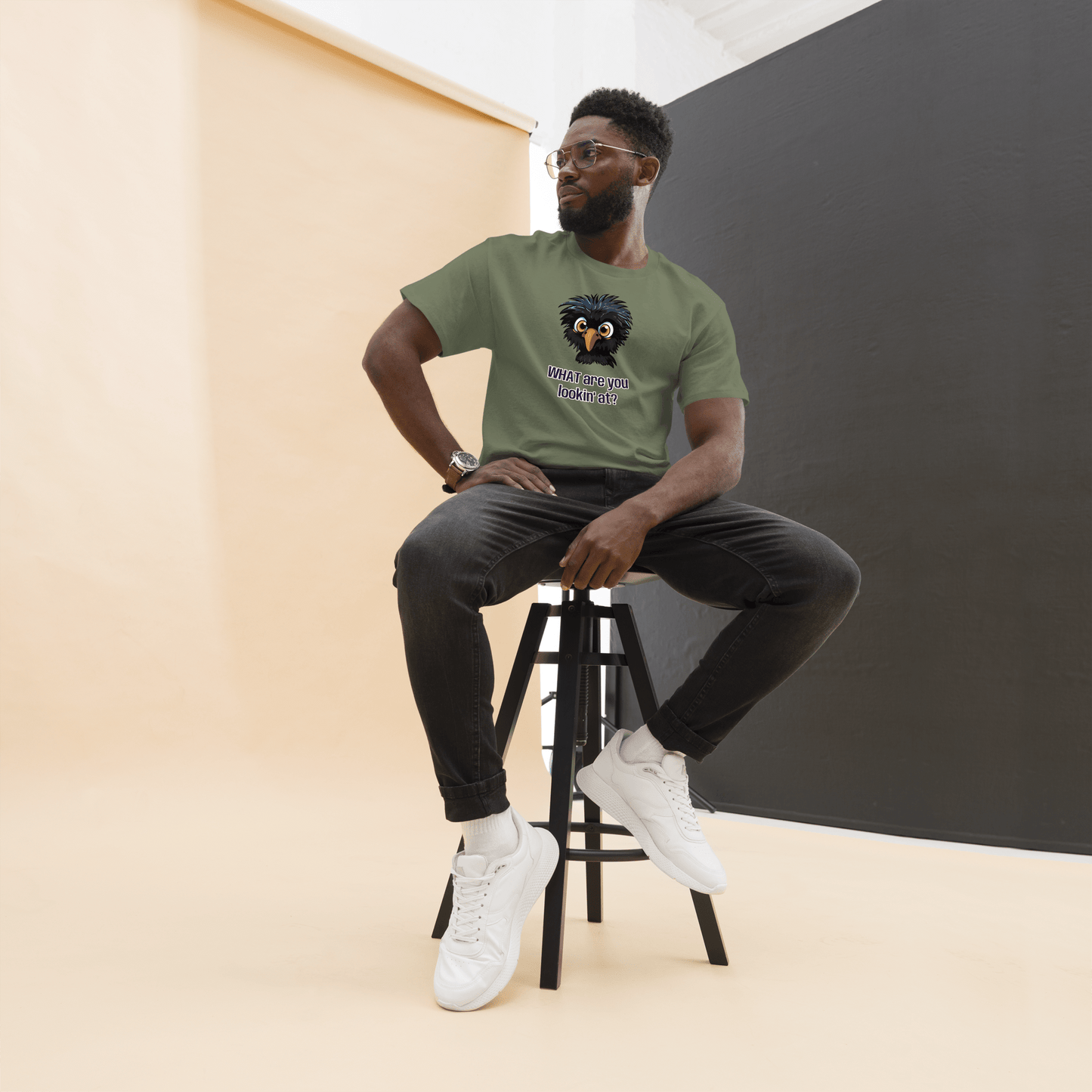 WHAT you Lookin' at | Men's classic tee - Ash - T-Shirts Online