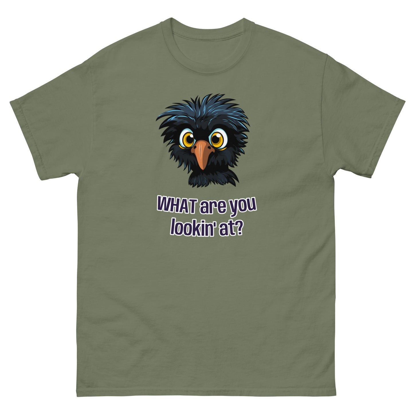 WHAT you Lookin' at | Men's classic tee - Military Green - T-Shirts Online