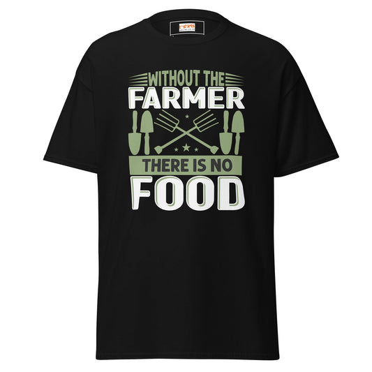 Without Farmers | Farmer T-Shirt - Black - T-Shirts Online