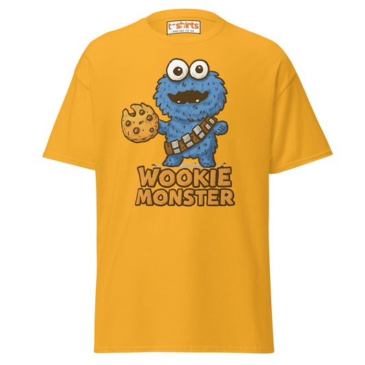 Wookiee Monster Funny T-Shirt - Gold - T-Shirts Online