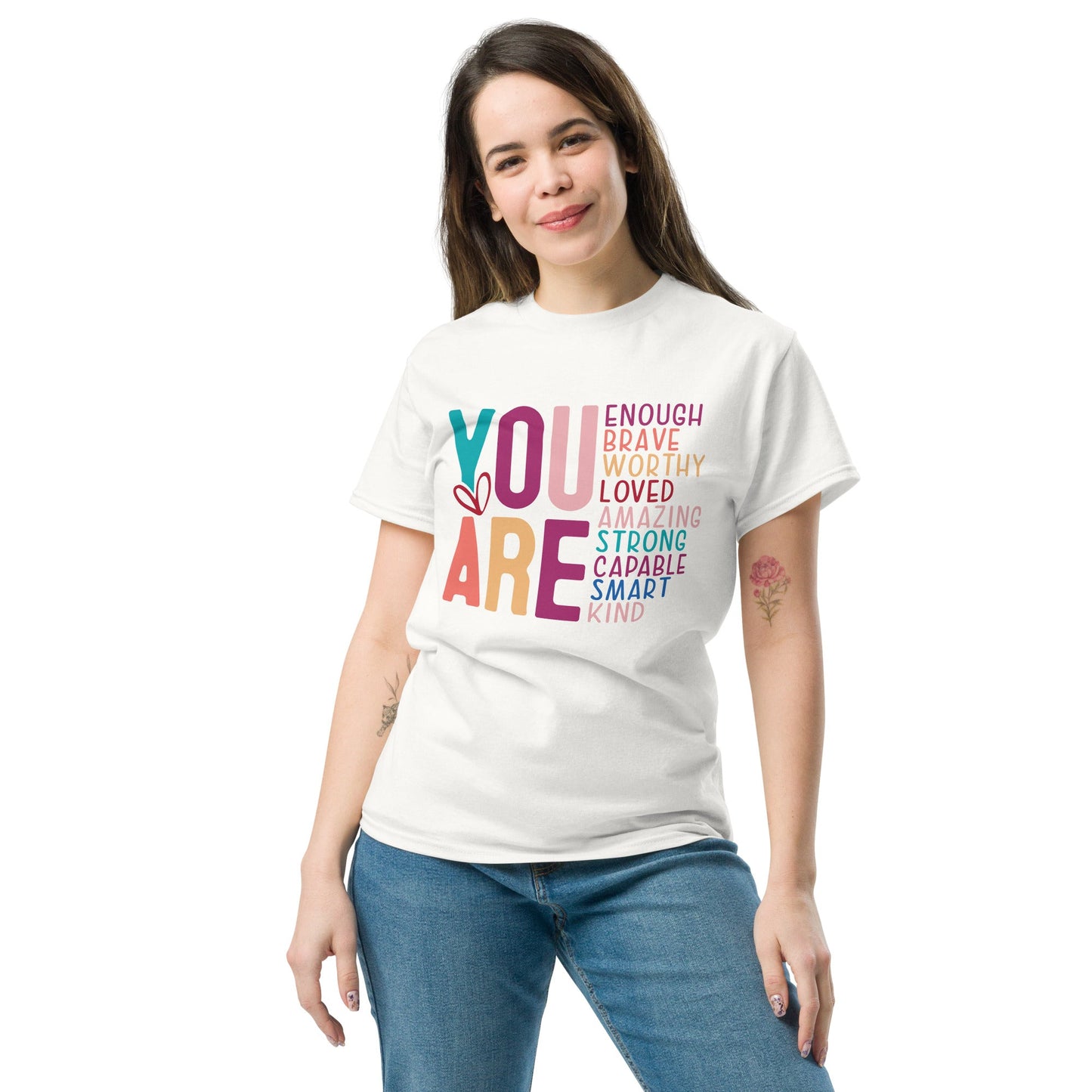 You Are Enough | Mother's Day T-Shirt - Black - T-Shirts Online