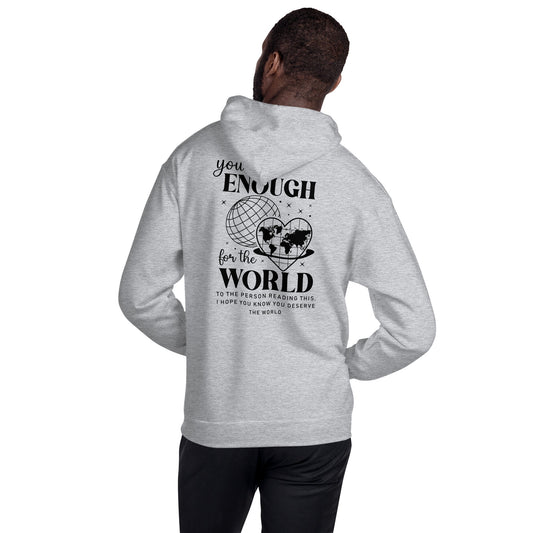 You Are The World | Positivity Hoodie - Red - T-Shirts Online