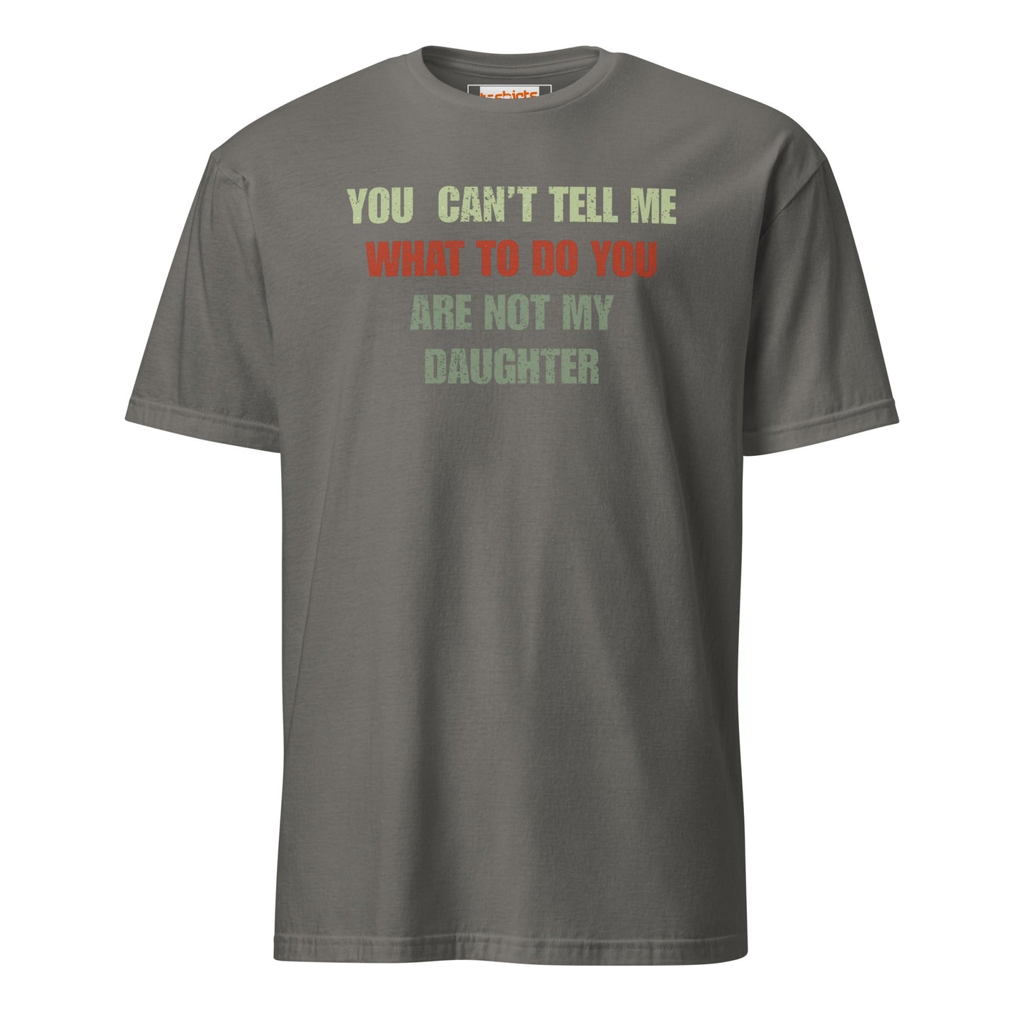 You Can't Tell Me What to Do T-Shirt - Charcoal - T-Shirts Online