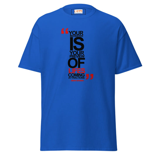 Your Imagination | Famous Quote T-Shirt - Royal - T-Shirts Online