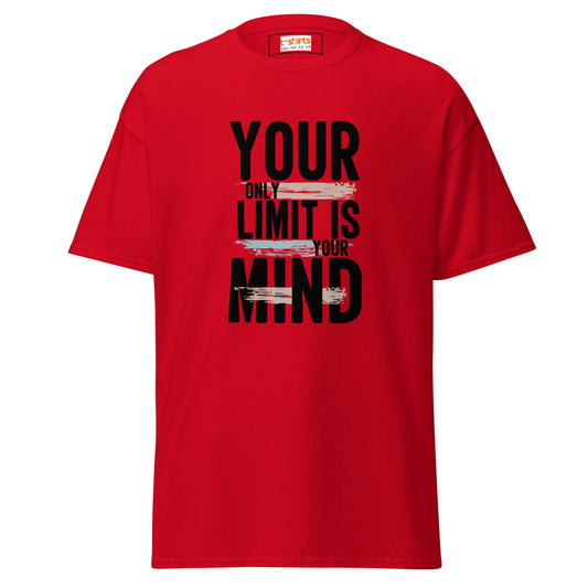 Your Only Limit is Your Mind | Powerful T-Shirt - Red - T-Shirts Online