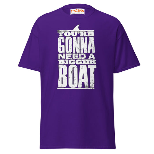 You’re Gonna Need a Bigger Boat T-Shirt - Purple - T-Shirts Online