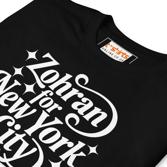 Zohran For New York T-Shirt – Political Campaign Tee - Black - T-Shirts Online