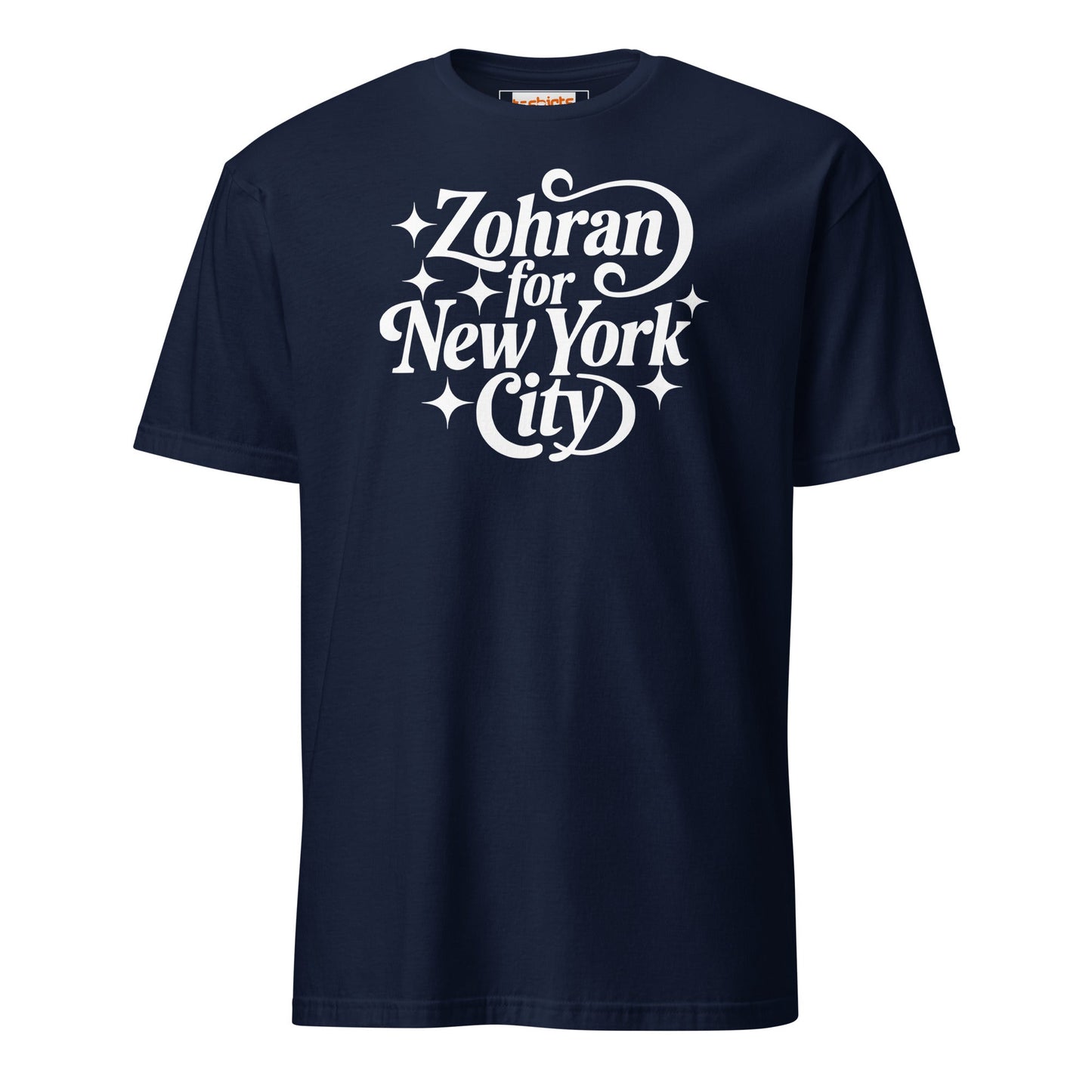 Zohran For New York T-Shirt – Political Campaign Tee - Navy - T-Shirts Online