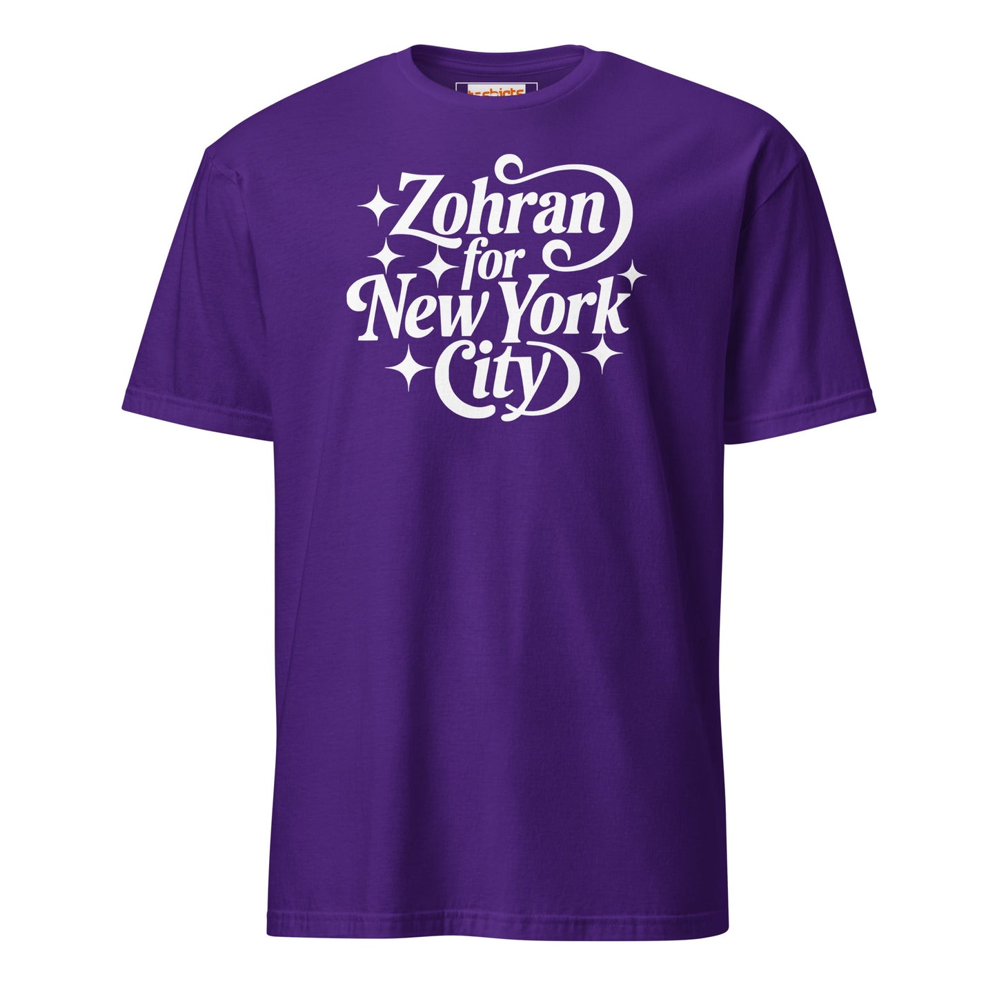 Zohran For New York T-Shirt – Political Campaign Tee - Purple - T-Shirts Online