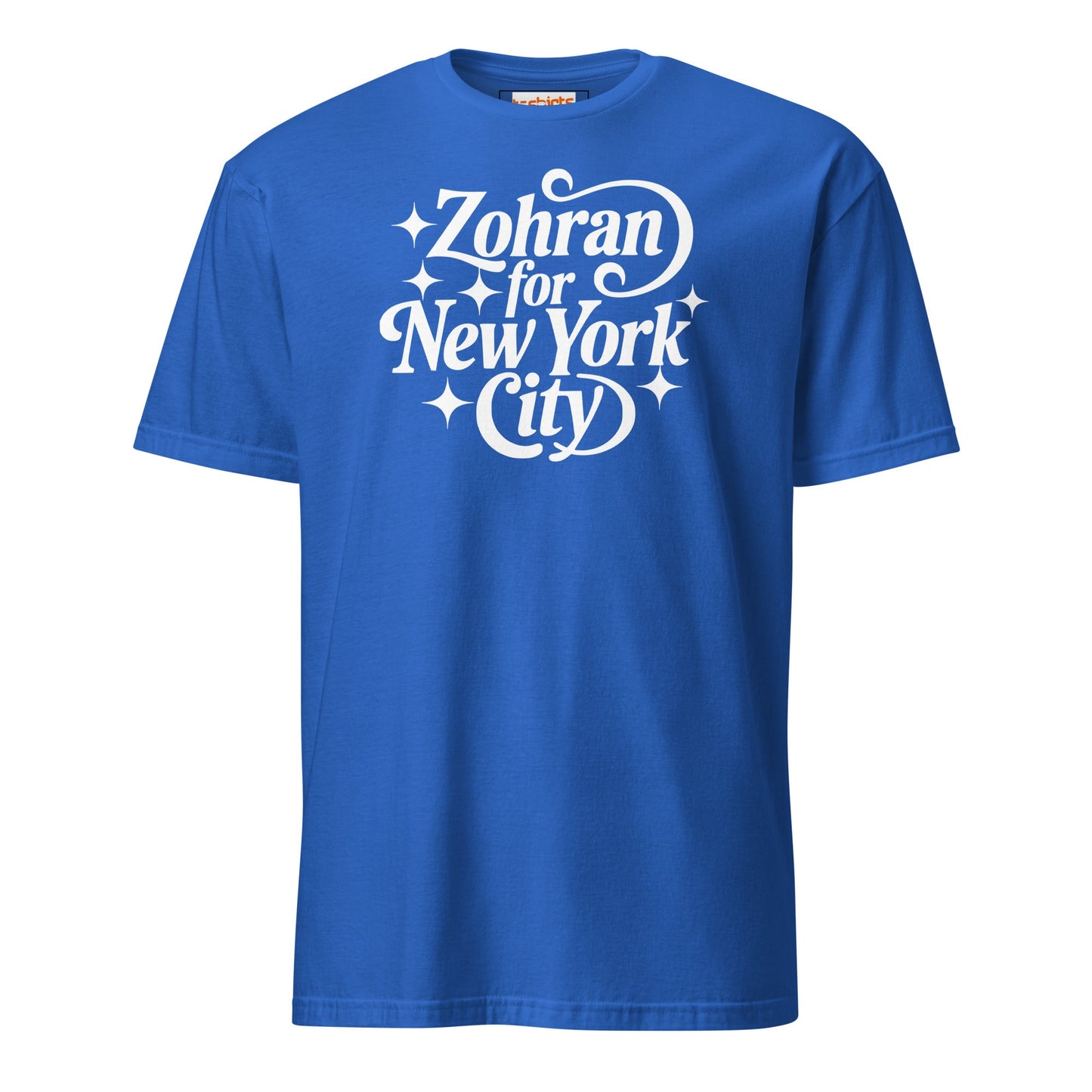 Zohran For New York T-Shirt – Political Campaign Tee - Royal - T-Shirts Online