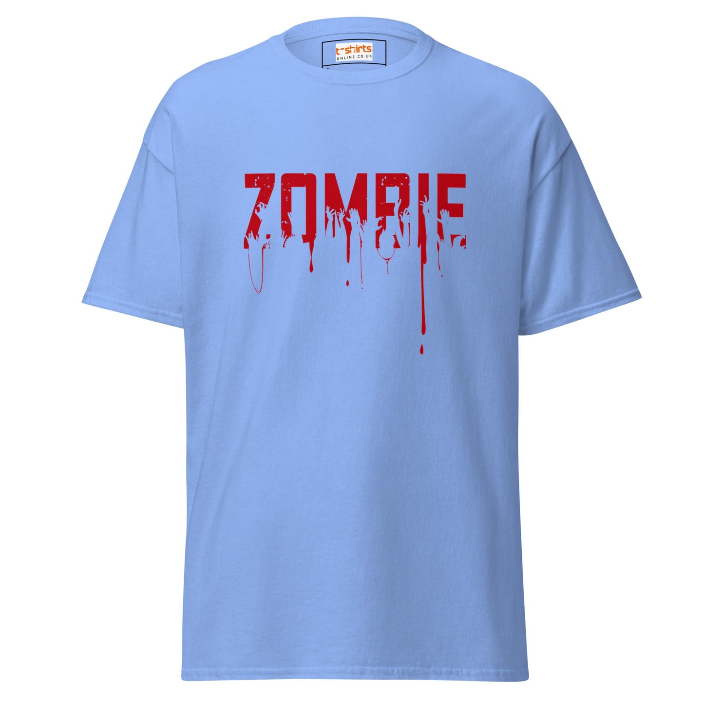 Zombie Apocalypse | Terror T-Shirt - Carolina Blue - T-Shirts Online