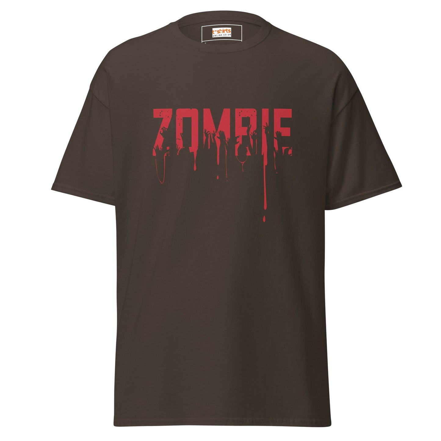 Zombie Apocalypse | Terror T-Shirt - Dark Chocolate - T-Shirts Online