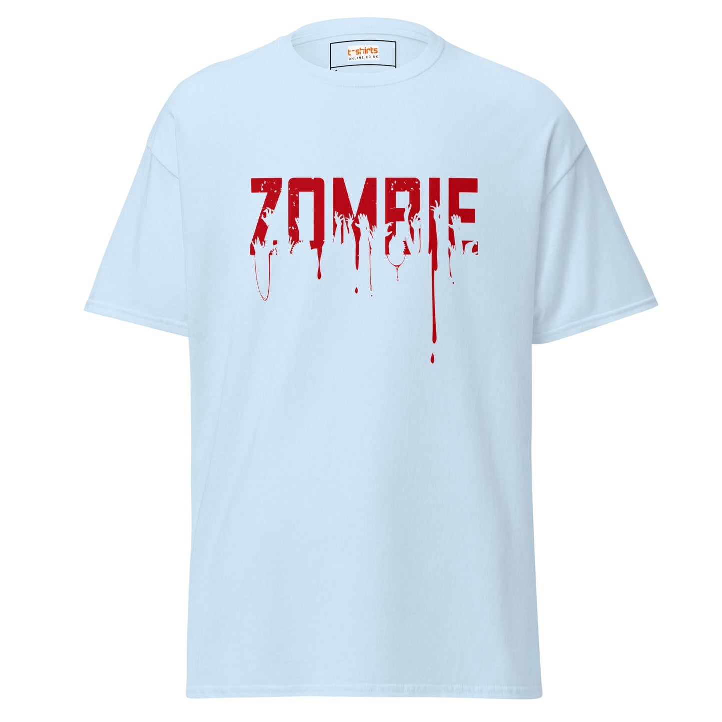 Zombie Apocalypse | Terror T-Shirt - Light Blue - T-Shirts Online