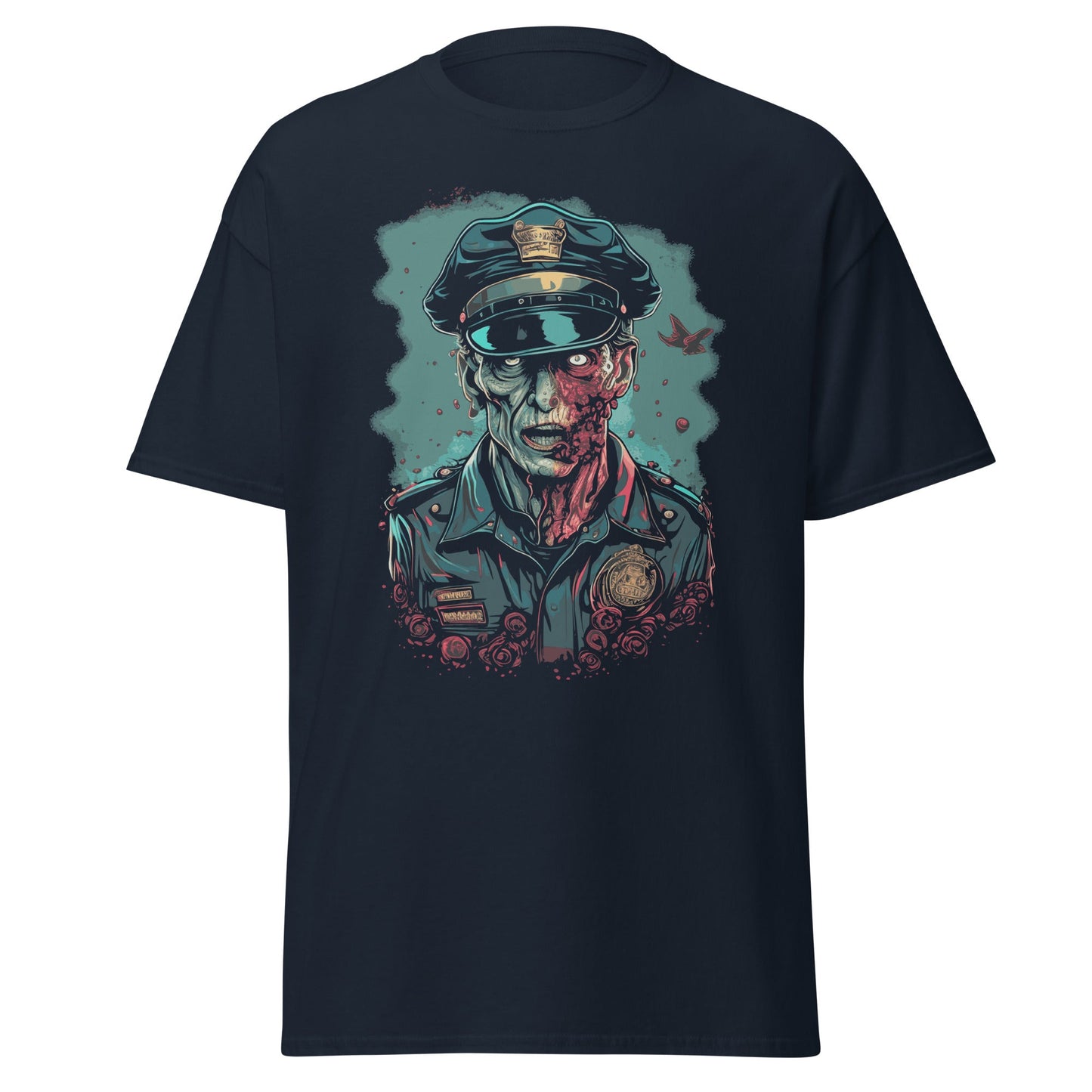 Zombie Policeman | Horror T-Shirt - T-Shirts Online