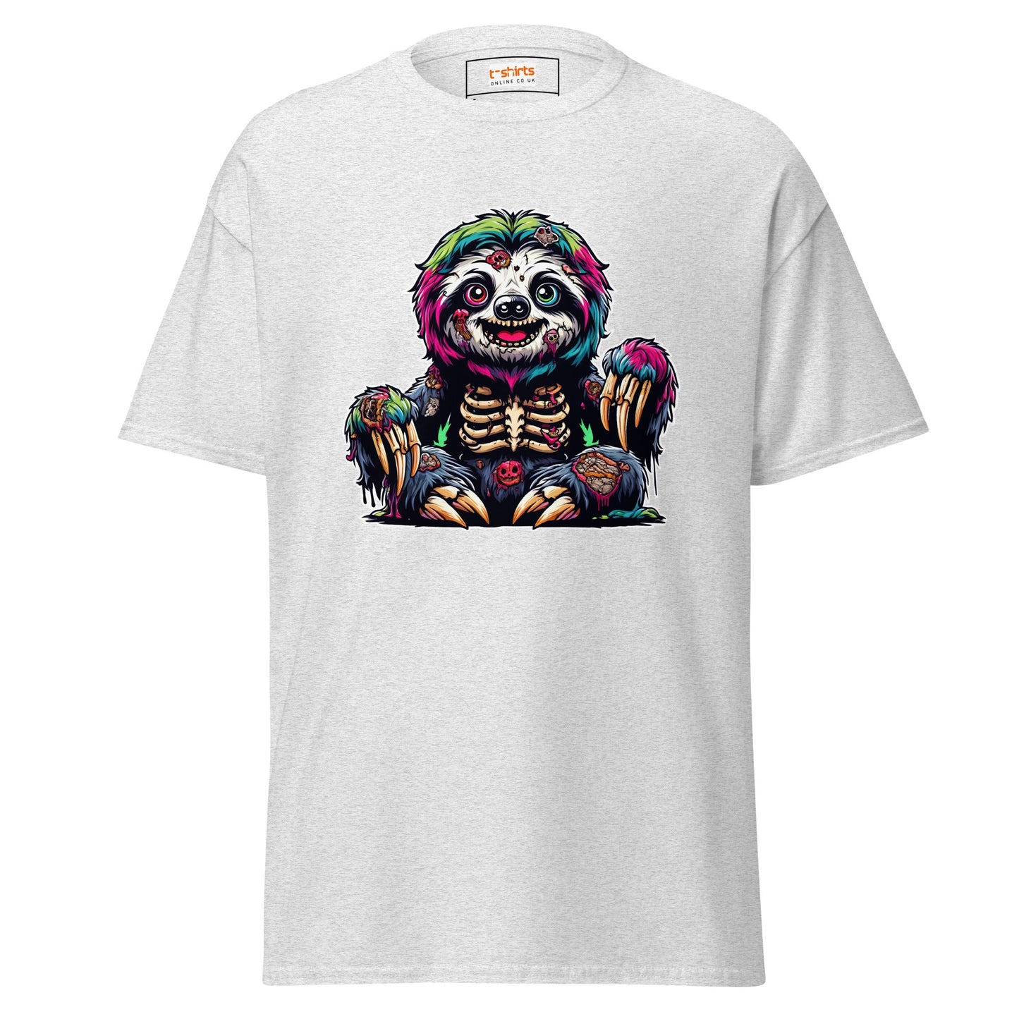 Zombie Sloth | Sloth T-Shirt - Ash - T-Shirts Online