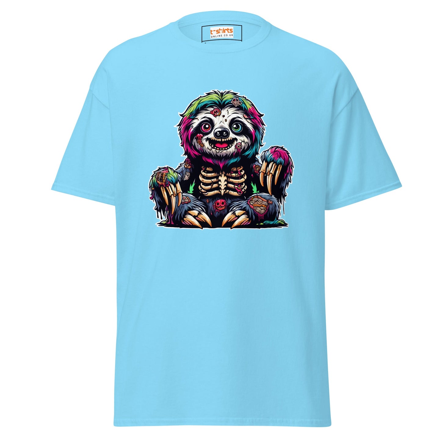 Zombie Sloth | Sloth T-Shirt - Sky - T-Shirts Online
