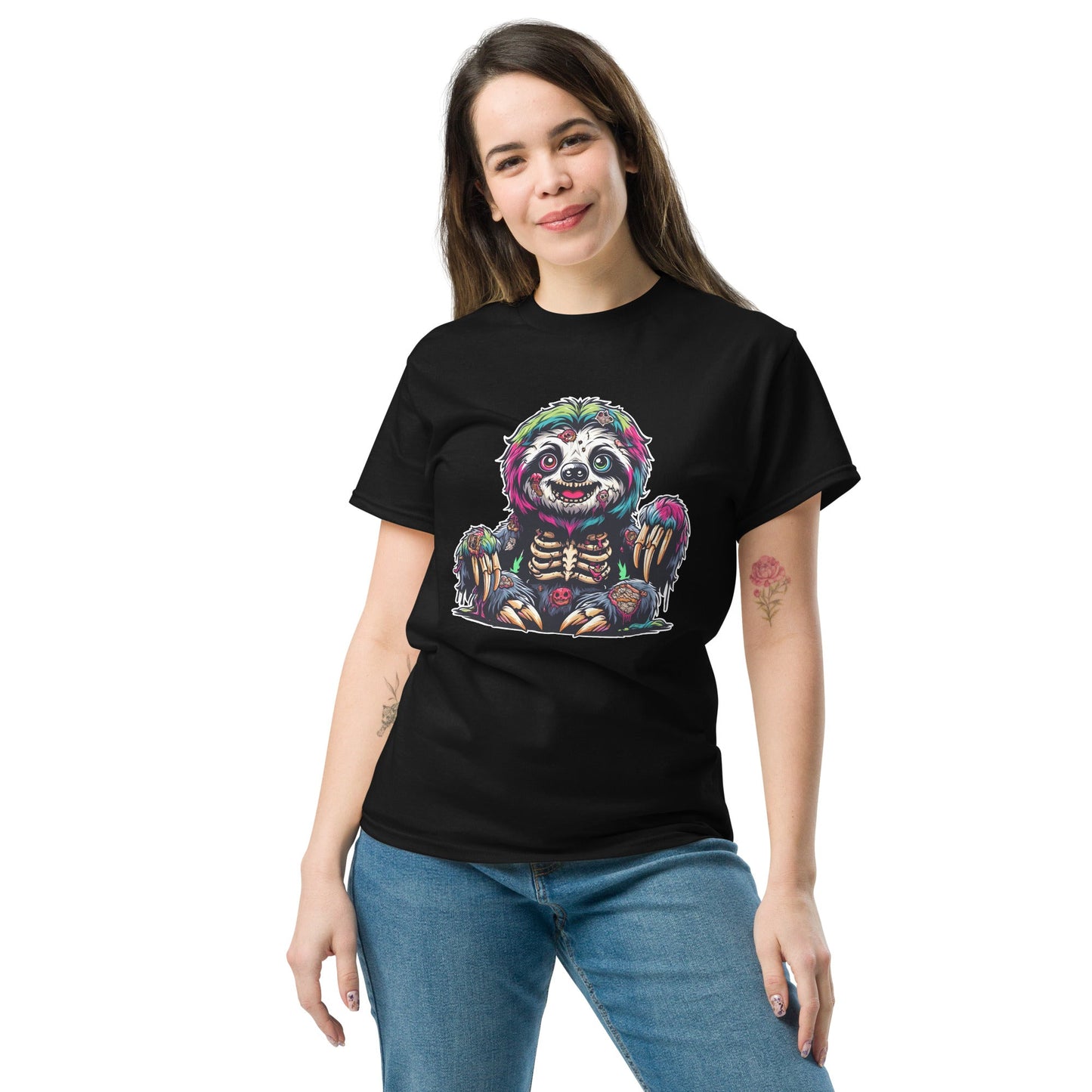 Zombie Sloth | Sloth T-Shirt - Black - T-Shirts Online