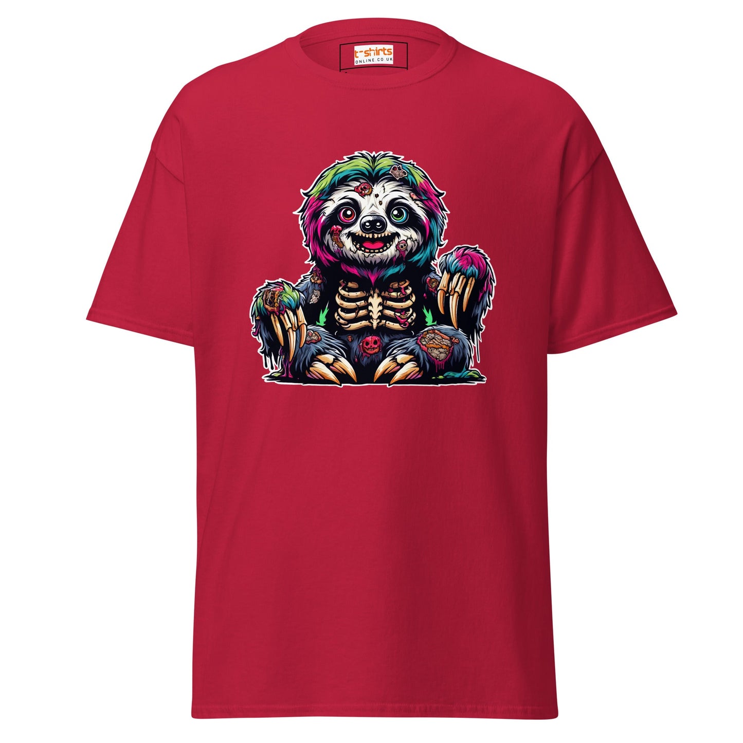 Zombie Sloth | Sloth T-Shirt - Cardinal - T-Shirts Online