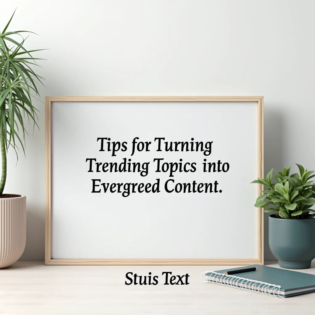 Tips for Turning Trending Topics into Evergreen Content - T-Shirts Online