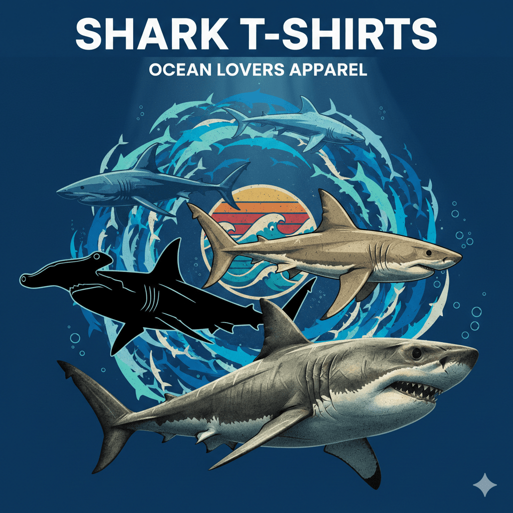 Shark T-Shirts - T-Shirts Online