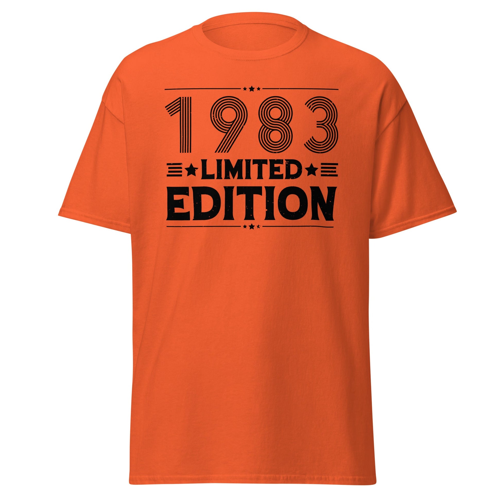1983 Limited Edition | Birthday T-Shirt - Orange - T-Shirts Online