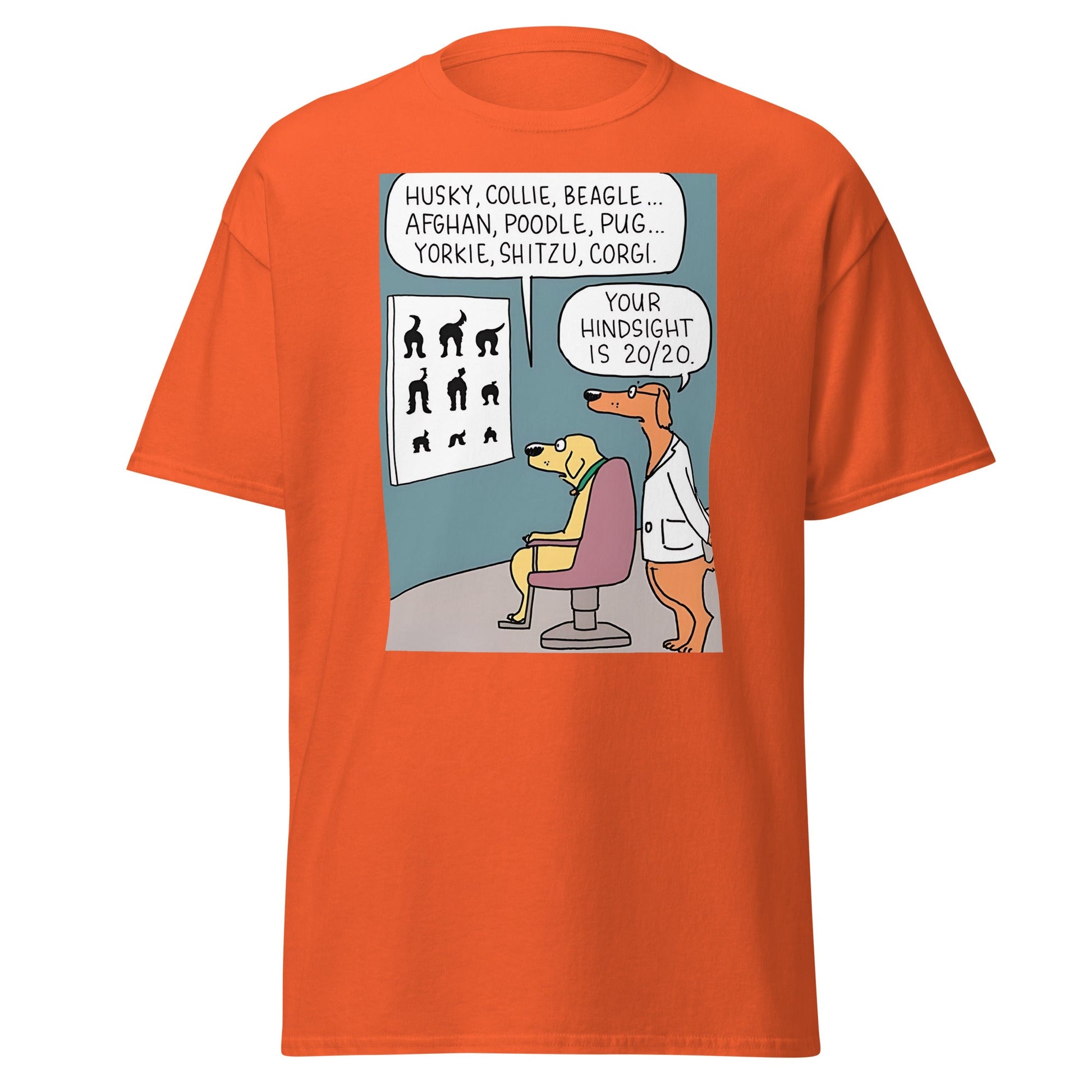 20/20 Vision | Meme T-Shirt - Orange - T-Shirts Online
