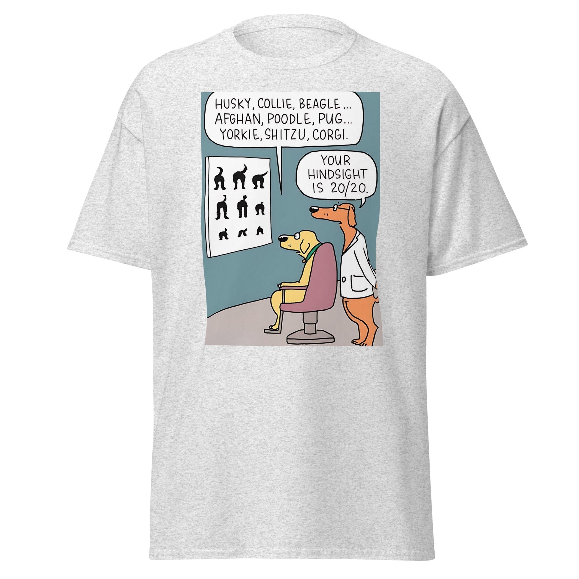 20/20 Vision | Meme T-Shirt - Ash - T-Shirts Online