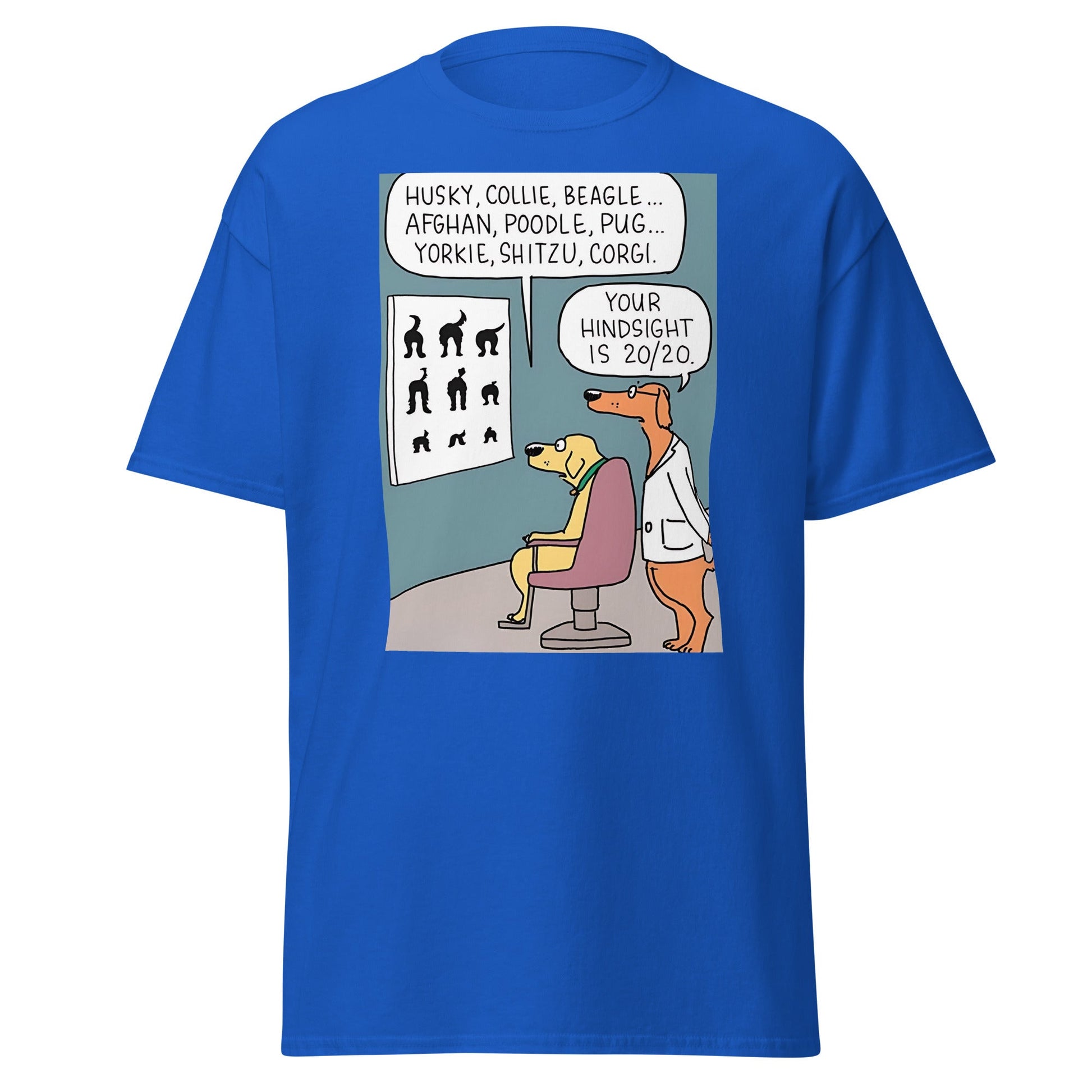 20/20 Vision | Meme T-Shirt - Royal - T-Shirts Online