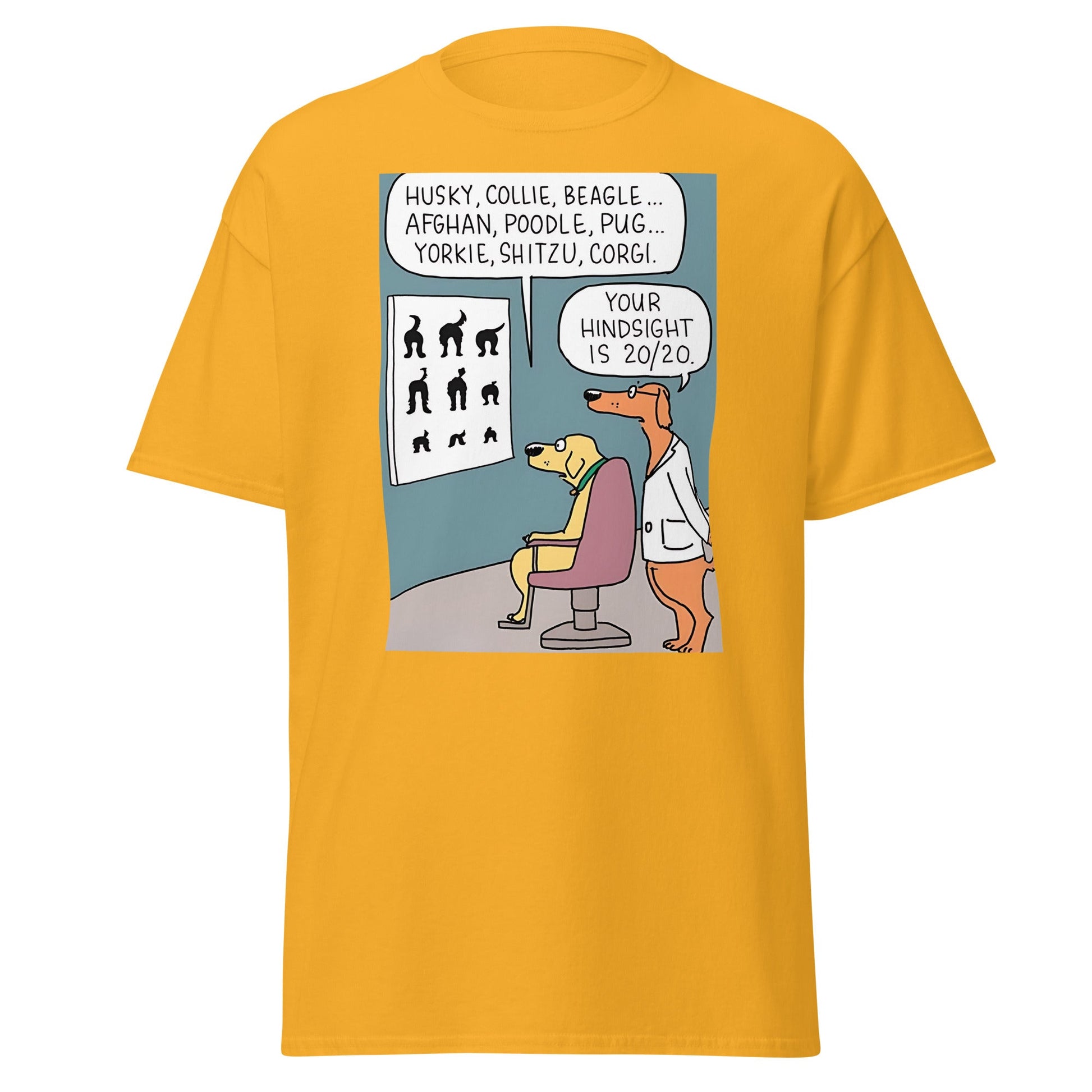 20/20 Vision | Meme T-Shirt - Gold - T-Shirts Online