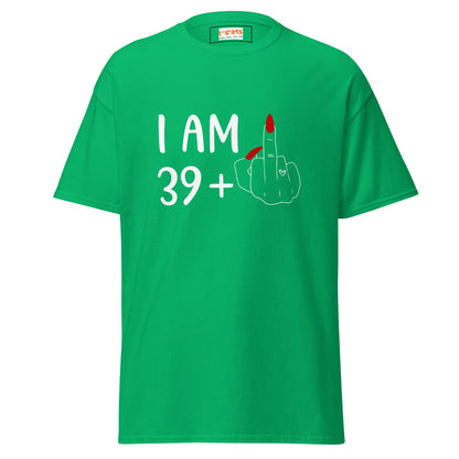 39 + 1 Birthday T-shirt | 40th Birthday Tee - Irish Green - T-Shirts Online