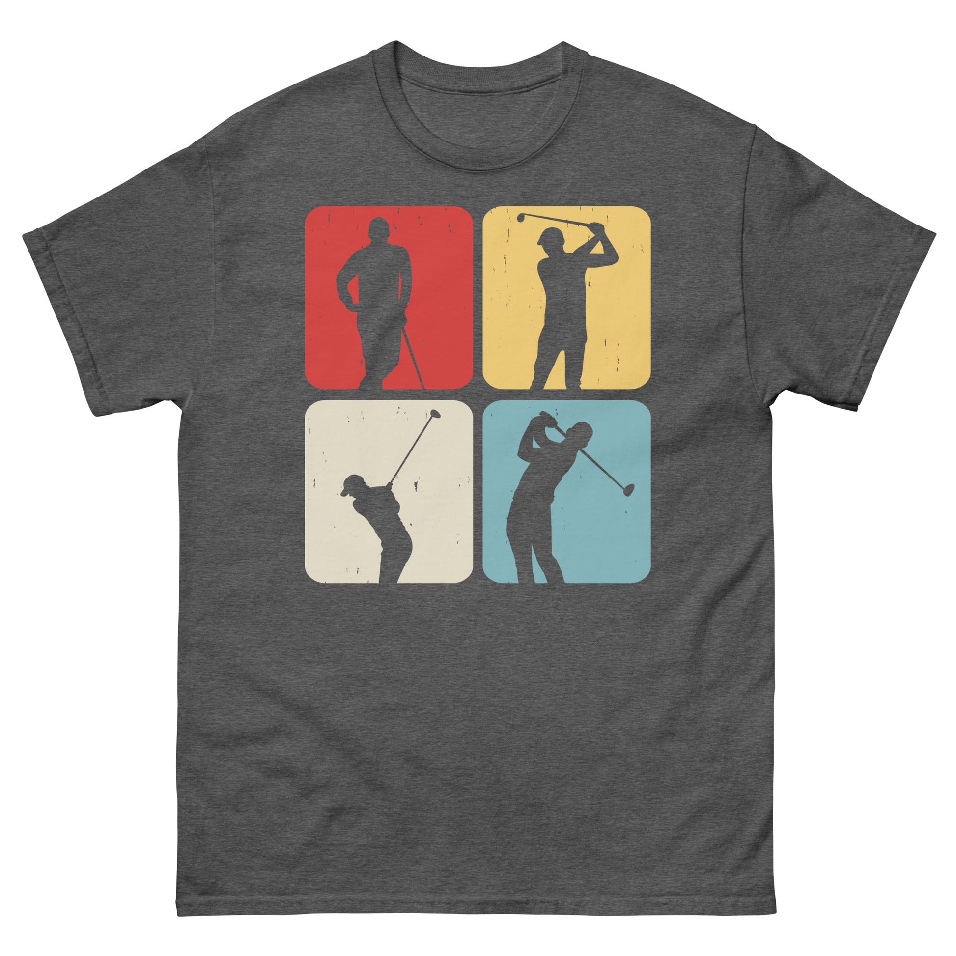 4 Golfers | Golfing T-Shirt - Dark Heather - T-Shirts Online