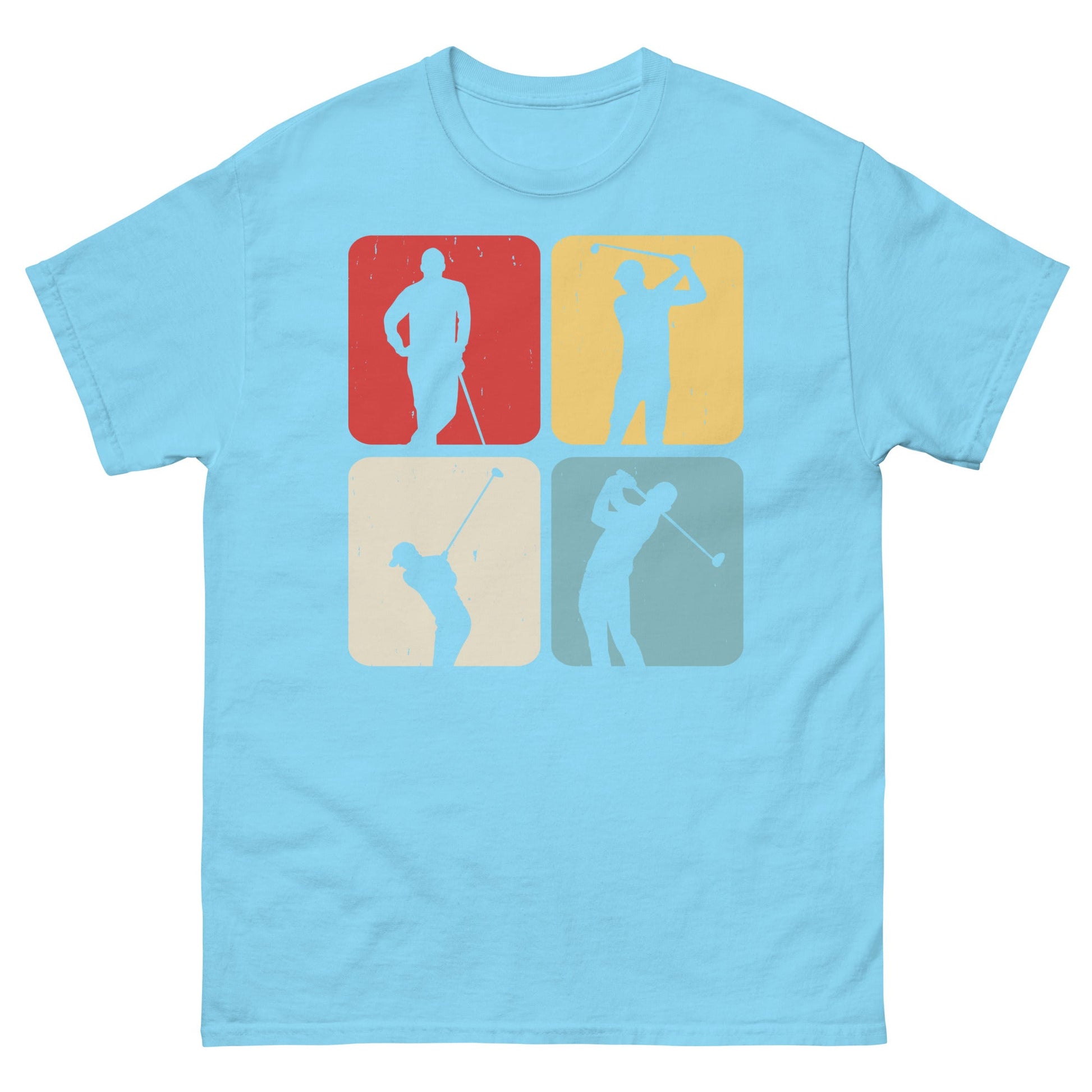 4 Golfers | Golfing T-Shirt - Sky - T-Shirts Online