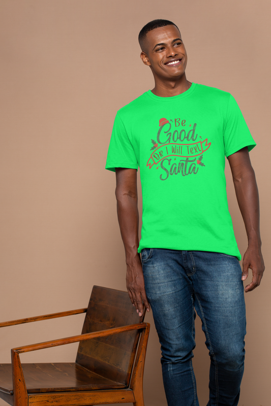 Text Santa | Christmas T-Shirt