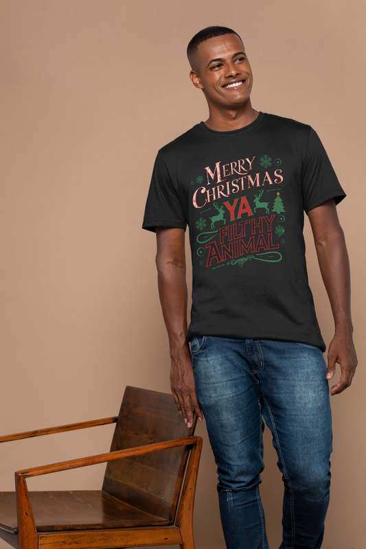 Ya Filthy Animal | Christmas T-Shirt