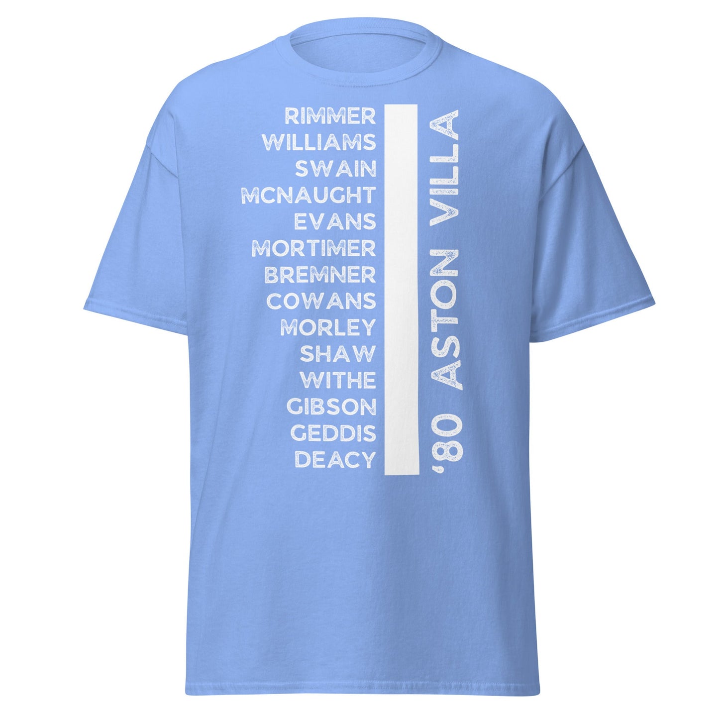 '80 Aston Villa Legends T-Shirt - 1981 Title Winners Tee - Carolina Blue - T-Shirts Online