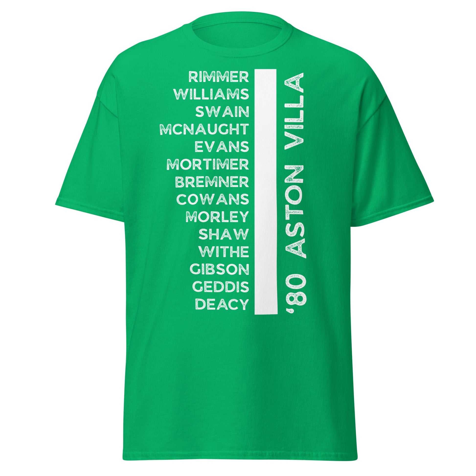 '80 Aston Villa Legends T-Shirt - 1981 Title Winners Tee - Irish Green - T-Shirts Online