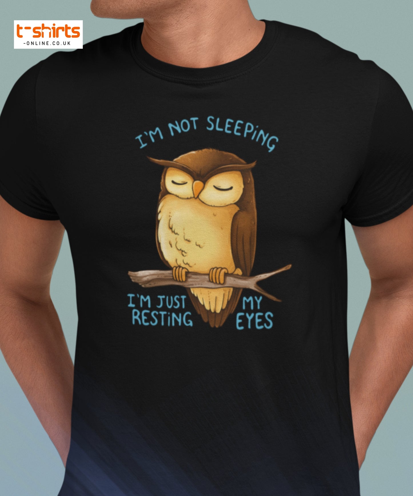 Funny Owl T-Shirt – I’m Not Sleeping Resting My Eyes Tee
