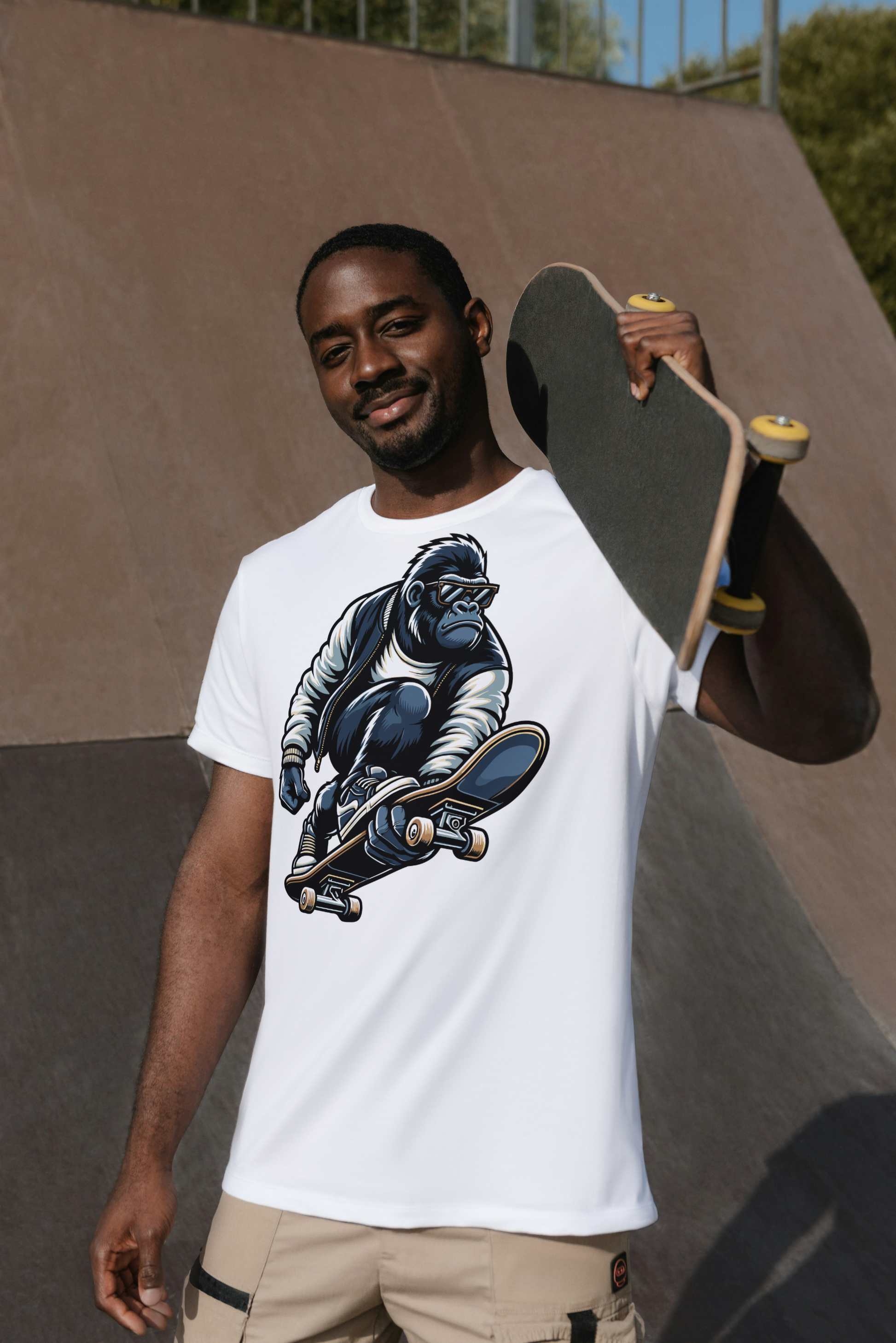 Gorilla Skateboard |  Skating T-Shirt