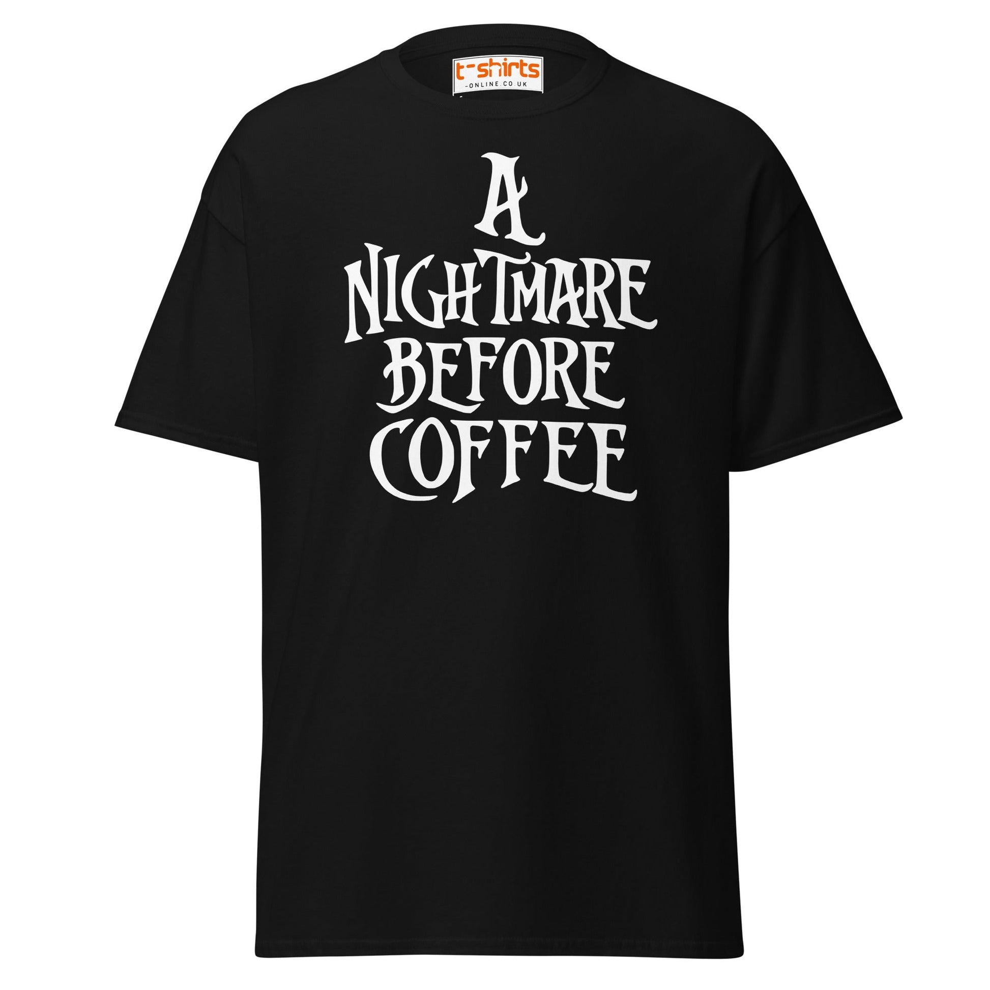 A Nightmare Before Coffee T-Shirt - Black - T-Shirts Online