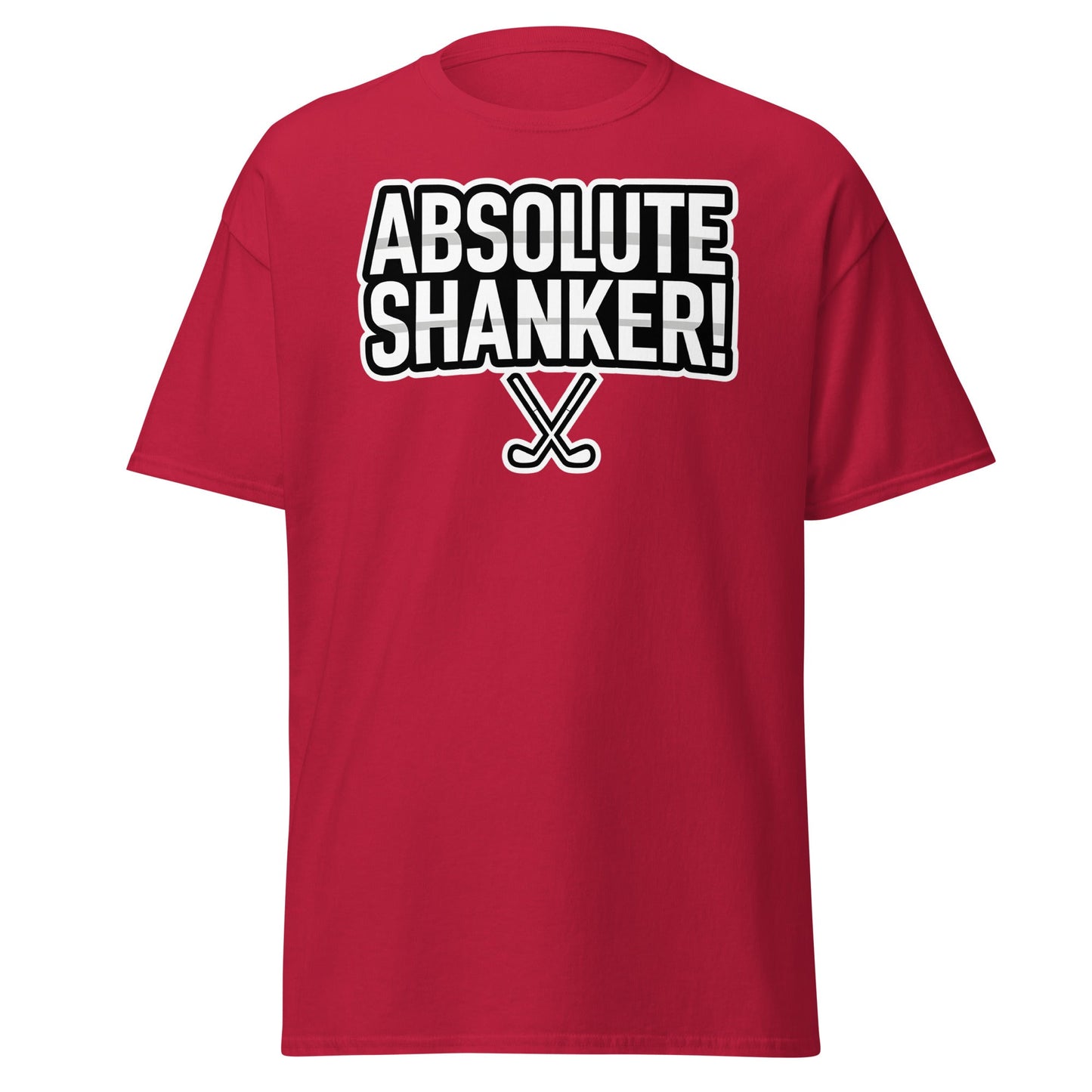 Absolute Shanker Funny Golf T-Shirt - Humorous Golfer Tee - Cardinal - T-Shirts Online