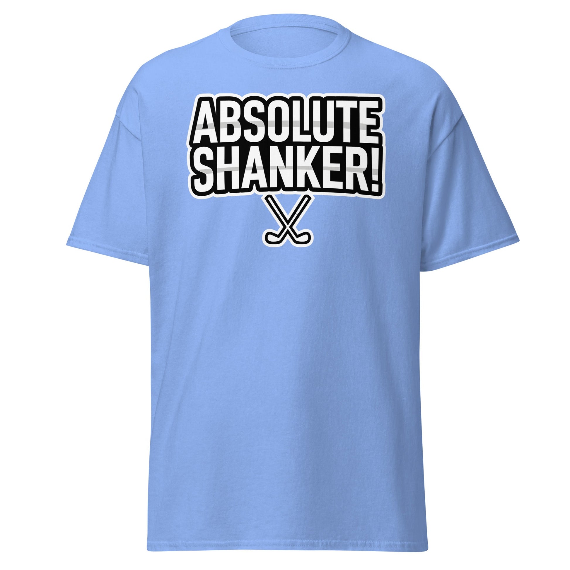 Absolute Shanker Funny Golf T-Shirt - Humorous Golfer Tee - Carolina Blue - T-Shirts Online