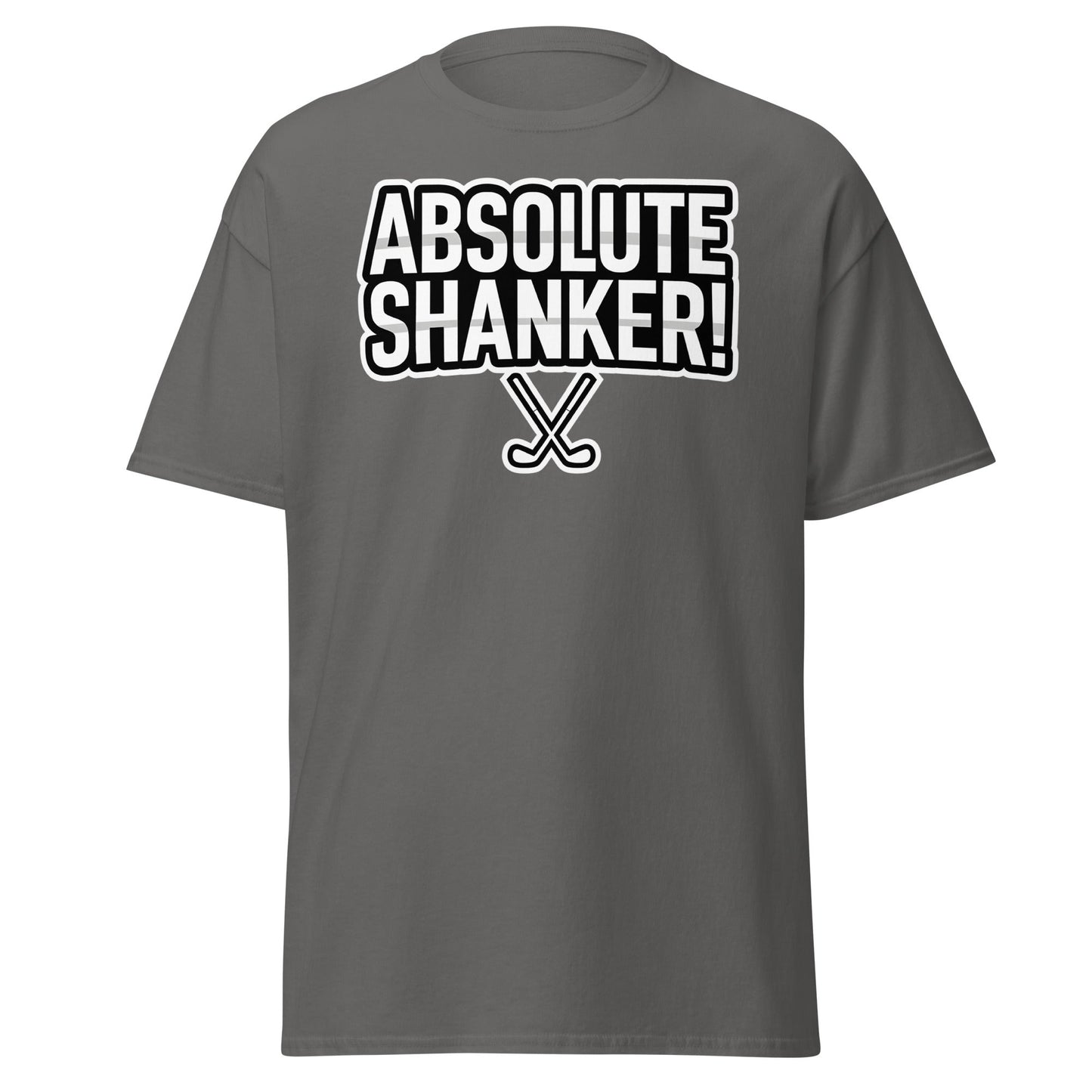 Absolute Shanker Funny Golf T-Shirt - Humorous Golfer Tee - Charcoal - T-Shirts Online