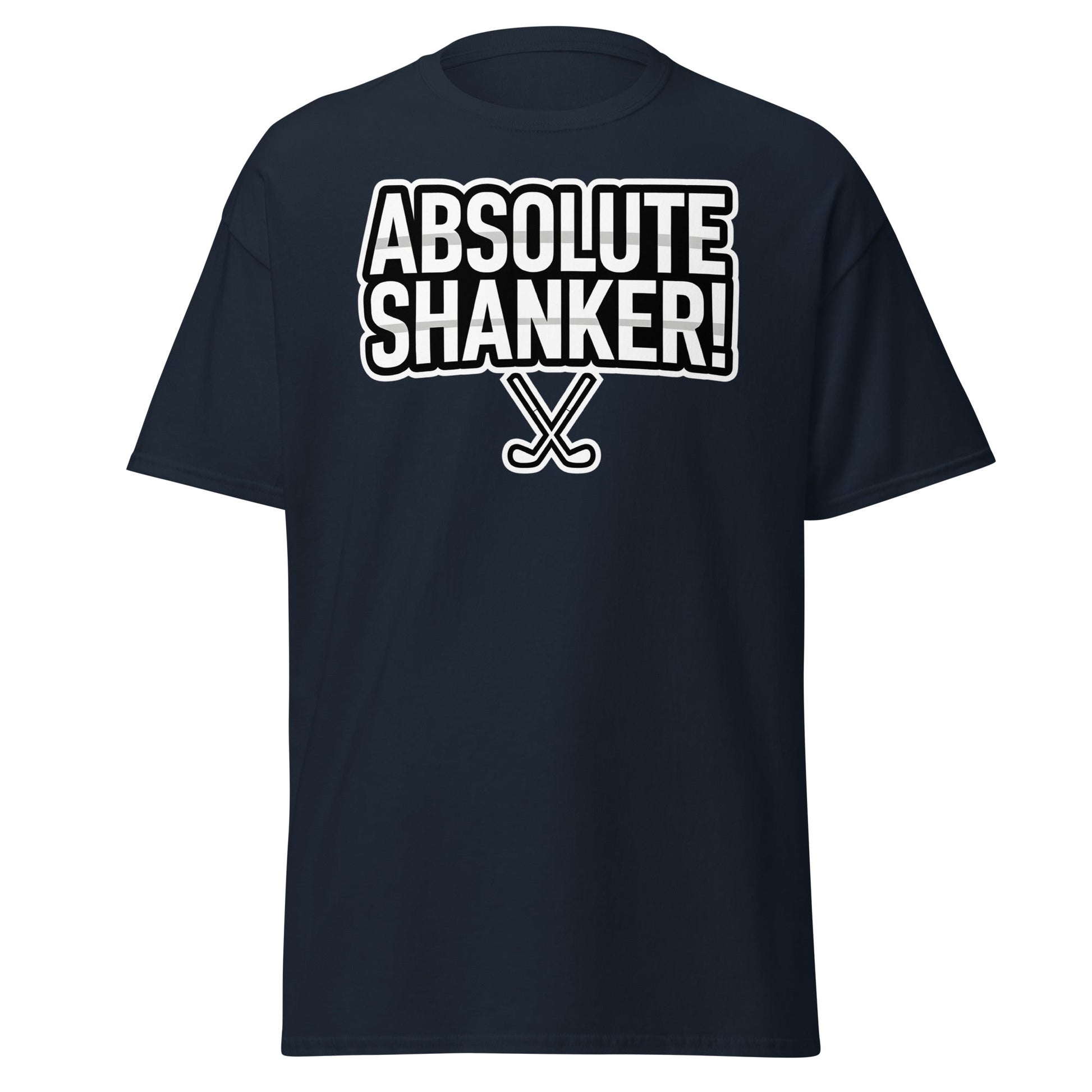 Absolute Shanker Funny Golf T-Shirt - Humorous Golfer Tee - Navy - T-Shirts Online