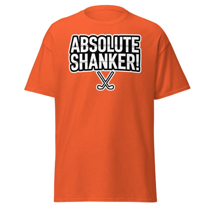 Absolute Shanker Funny Golf T-Shirt - Humorous Golfer Tee - Orange - T-Shirts Online